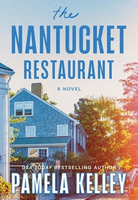 Paperback copy of The Nantucket Restaurant novel by Sourcebooks Landmark, showing the book cover with nautical-themed design.