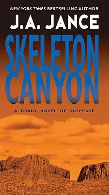 Mass market paperback of Skeleton Canyon by Harper, showing the book cover with desert canyon scenery and rugged landscape.