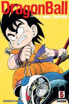 Paperback Dragon Ball Vizbig Edition Vol. 5 by Viz Media featuring colorful cover art and manga pages inside.