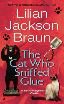 Cover of "The Cat Who Sniffed Glue" mass market paperback book by Berkley Books showing the illustrated feline and title text.