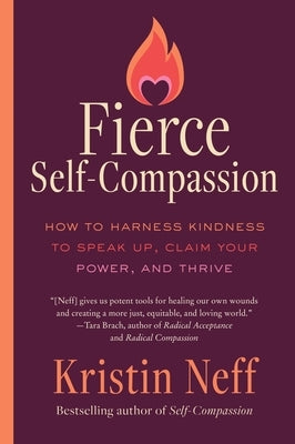 Paperback of Fierce Self-Compassion by Harper Perennial, showing the book cover with title and author text.