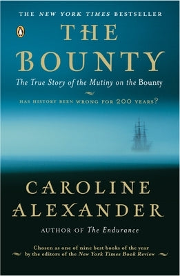Paperback copy of "The Bounty: The True Story of the Mutiny on the Bounty" by Penguin Books, featuring the book cover with title and illustration.