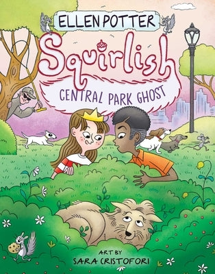 Paperback of Central Park Ghost by Margaret K. McElderry Books showing the book cover with ghostly illustration and title.