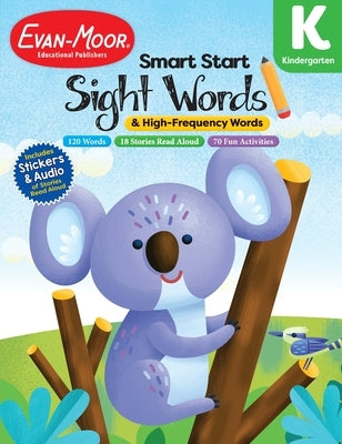 Smart Start: Sight Words & High-Frequency Words, Kindergarten Workbook Paperback Evan-Moor Educational Publishers