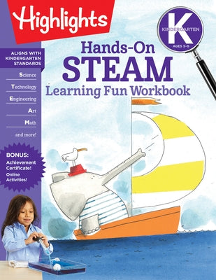 Kindergarten Hands-On Steam Learning Fun Workbook Paperback Highlights Learning