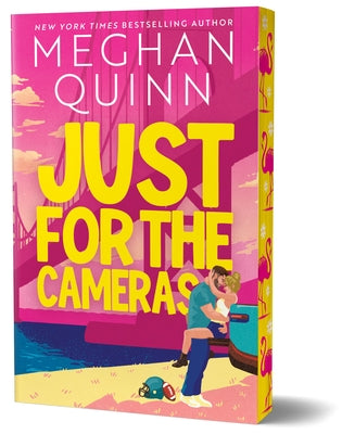 Paperback of "Just for the Cameras" Deluxe Edition by Bloom Books, featuring the book cover with colorful artwork.