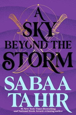Paperback of "A Sky Beyond the Storm" by G.P. Putnam's Sons, featuring a cover with a fantasy-themed illustration.