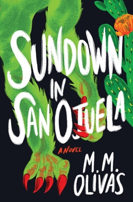 Paperback book titled "Sundown in San Ojuela" by Lanternfish Press, featuring a cover image with scenic artwork.