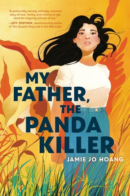 Paperback copy of "My Father, the Panda Killer" by Random House Children's Books featuring colorful cover art.