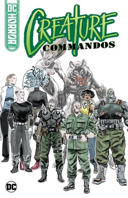 DC Comics Creature Commandos paperback book featuring horror-themed characters from the DC Horror series.