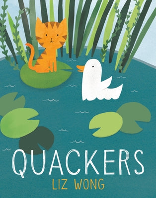Colorful cover of the Quackers board book by Alfred A. Knopf Books for Young Readers featuring playful duck illustrations.