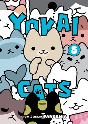 Paperback of Yokai Cats Vol. 5 by Seven Seas featuring illustrated yokai cats on the cover.