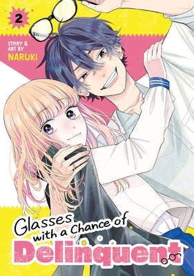Paperback of "Glasses with a Chance of Delinquent Vol. 2" by Seven Seas, showing the book cover with colorful artwork.