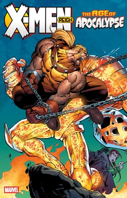 Marvel Universe X-Men: Age of Apocalypse Vol. 2 paperback comic book with colorful cover art featuring X-Men characters.