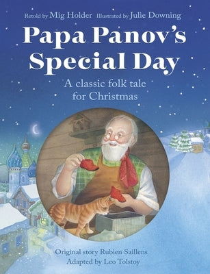 Paperback of "Papa Panov's Special Day" by Lion Children's Books featuring a colorful cover with festive holiday illustrations.