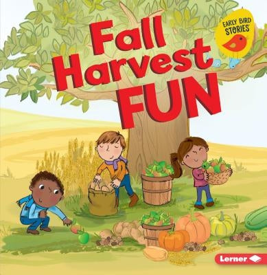 Paperback Fall Harvest Fun educational book by Lerner Classroom featuring colorful autumn-themed illustrations and activities.