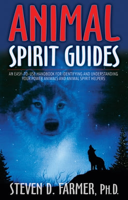 Paperback book titled "Animal Spirit Guides" by Hay House LLC, featuring illustrations of various animals on the cover.