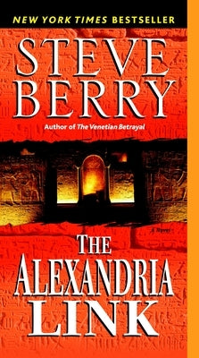 Cover of "The Alexandria Link" by Ballantine Books, mass market paperbound edition with an illustrated design.