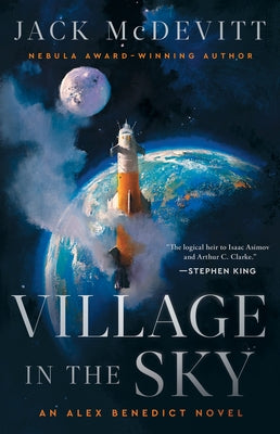 Paperback of "Village in the Sky" by S&s/Saga Press, featuring a cover illustration of a scenic village in the sky.