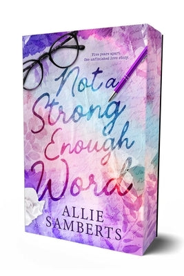 Paperback copy of "Not a Strong Enough Word" by Page & Vine, showing the book's cover with title and author text.