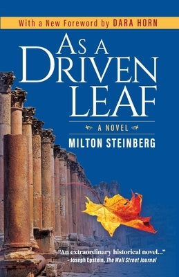 Paperback of "As a Driven Leaf" by Behrman House Publishing, featuring the book cover with title and author's name.