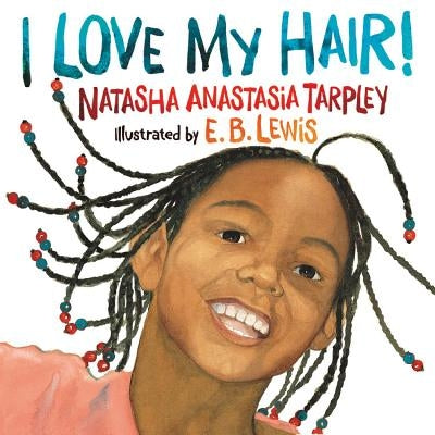 Open paperback of "I Love My Hair!" by Little, Brown Books for Young Readers showing colorful illustrated pages.