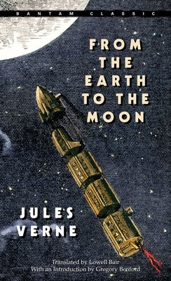 Mass market paperbound copy of "From the Earth to the Moon" by Random House Publishing Group, showing the book cover with title and author.