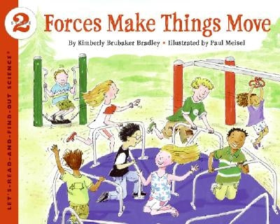 Paperback of Forces Make Things Move by HarperCollins, showing the book cover with colorful illustrations and title text.
