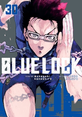Blue Lock 30 paperback manga by Kodansha Comics, featuring colorful cover art with characters from the sports series.