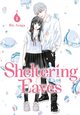 Paperback Sheltering Eaves 1 comic book by Kodansha Comics with colorful cover art featuring characters and scenery.
