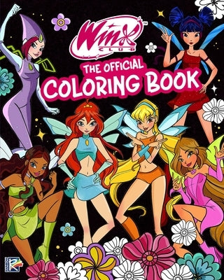 Winx Club official coloring book paperback by Ulysses Press featuring colorful fairy illustrations for kids to color.
