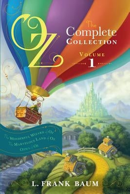 Paperback collection of Oz books by Aladdin Paperbacks, featuring The Wonderful Wizard of Oz, The Marvelous Land of Oz, and Ozma of Oz.