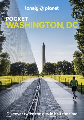 Paperback Lonely Planet Pocket Washington, DC travel guide with city maps and key landmarks visible on the cover.