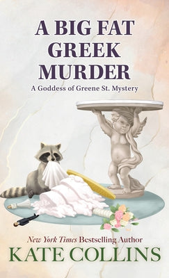 Paperback of "A Big Fat Greek Murder" by Wheeler Publishing Large Print, featuring the book's cover design and title.