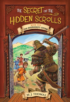 Paperback of The Shepherd's Stone from The Secret of the Hidden Scrolls series by Worthy Kids, showing the book cover.