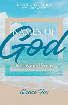 Paperback devotional book "Names of God: Knowing Peace" by Aspire Press with video access, featuring inspiring spiritual reflections.