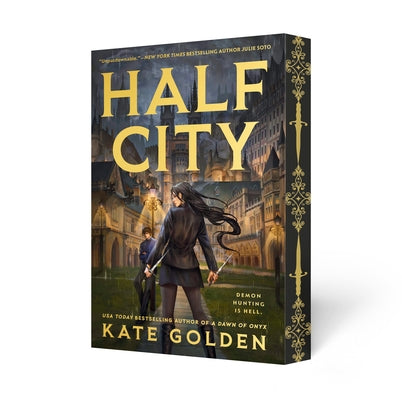 Paperback Half City book by Ace Books, featuring a cityscape cover design, with colorful urban artwork and bold title text.