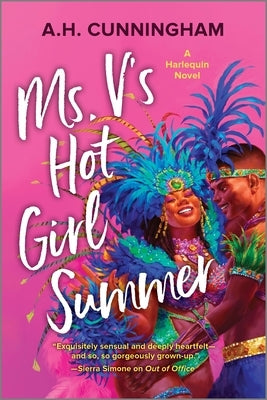 Paperback of Ms. V's Hot Girl Summer: A Spicy Black Latinx Age-Gap Romance by Afterglow Books, featuring colorful cover art with diverse characters.
