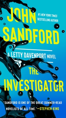 Mass market paperback of "The Investigator" by G.P. Putnam's Sons featuring the book cover with title and author name.