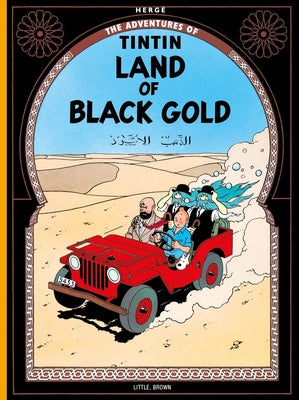 Paperback copy of Land of the Black Gold by Little, Brown Books for Young Readers, featuring a colorful book cover with gold accents.