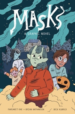Cover of "Masks: A Graphic Novel" paperback by Andrews McMeel Publishing featuring vibrant artwork and bold title text.
