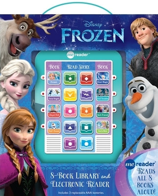 Pi Kids Disney Frozen Me Reader electronic reading set with 8 sound books, audio player, and batteries in a boxed set.