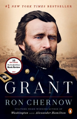 Paperback book titled "Grant" by Penguin Books, featuring a cover with a historical or military figure illustration.