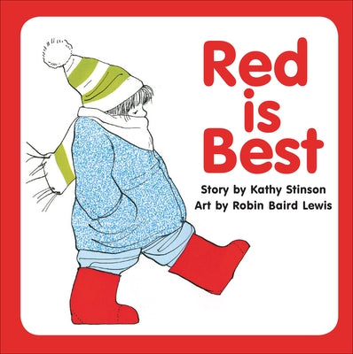 Red Is Best Annickin Miniature Edition paperback book with a vibrant red cover and illustrated artwork.