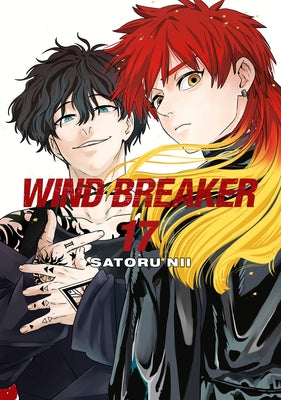 Paperback Wind Breaker 17 manga by Kodansha Comics, featuring colorful cover art and characters from the series.
