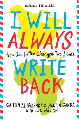 Paperback of "I Will Always Write Back" by Little, Brown Books for Young Readers, showing the book cover with title and author.