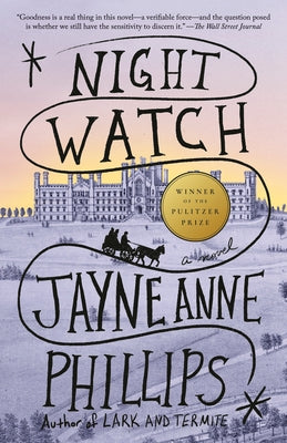 Vintage paperback of "Night Watch," a Pulitzer Prize-winning novel, with a dark cover featuring abstract artwork.