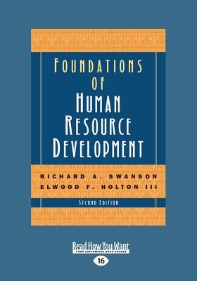 Large print paperback of Foundations of Human Resource Development, Second Edition by ReadHowYouWant, volume 1 of 2.