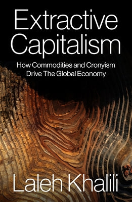 Paperback of "Extractive Capitalism" by Verso showing the book cover with title and author text on a white background.