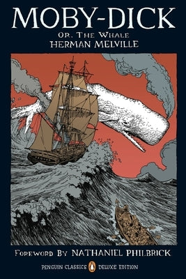 Paperback of Moby-Dick by Penguin Classics featuring a classic design on the cover, part of the Penguin Classics deluxe edition.